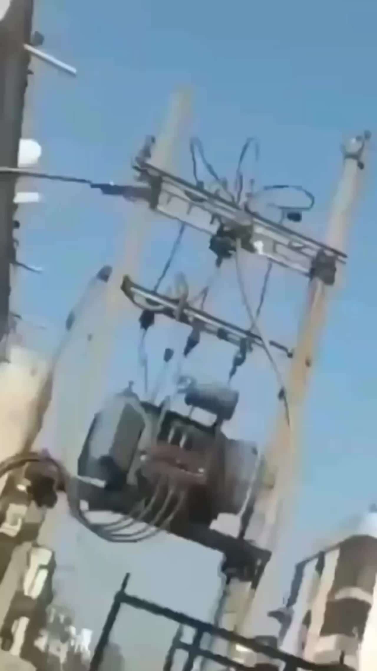 Squirrel Exploding Transformer viral video monkey jumped on high voltage transformer explosion video ...