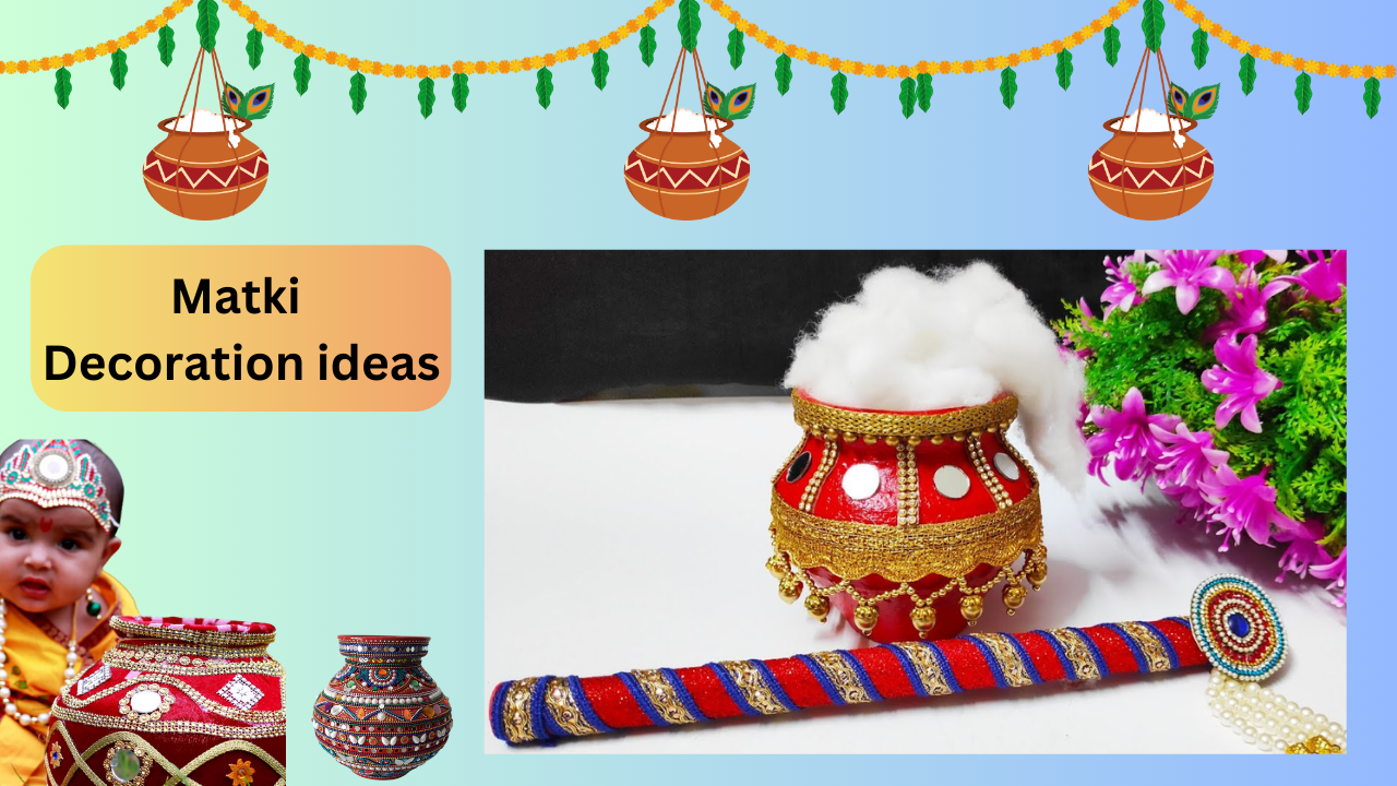 Matki Design Drawing Janmashtami matki decoration ideas how to decorate matki drawing ...