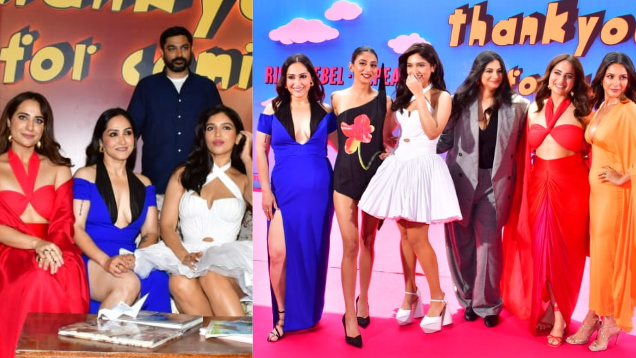 Thank You For Coming का ट्रेलर लॉन्च करने पूरी टोली के साथ पहुंची Bhumi Pednekar, देखें PICS 