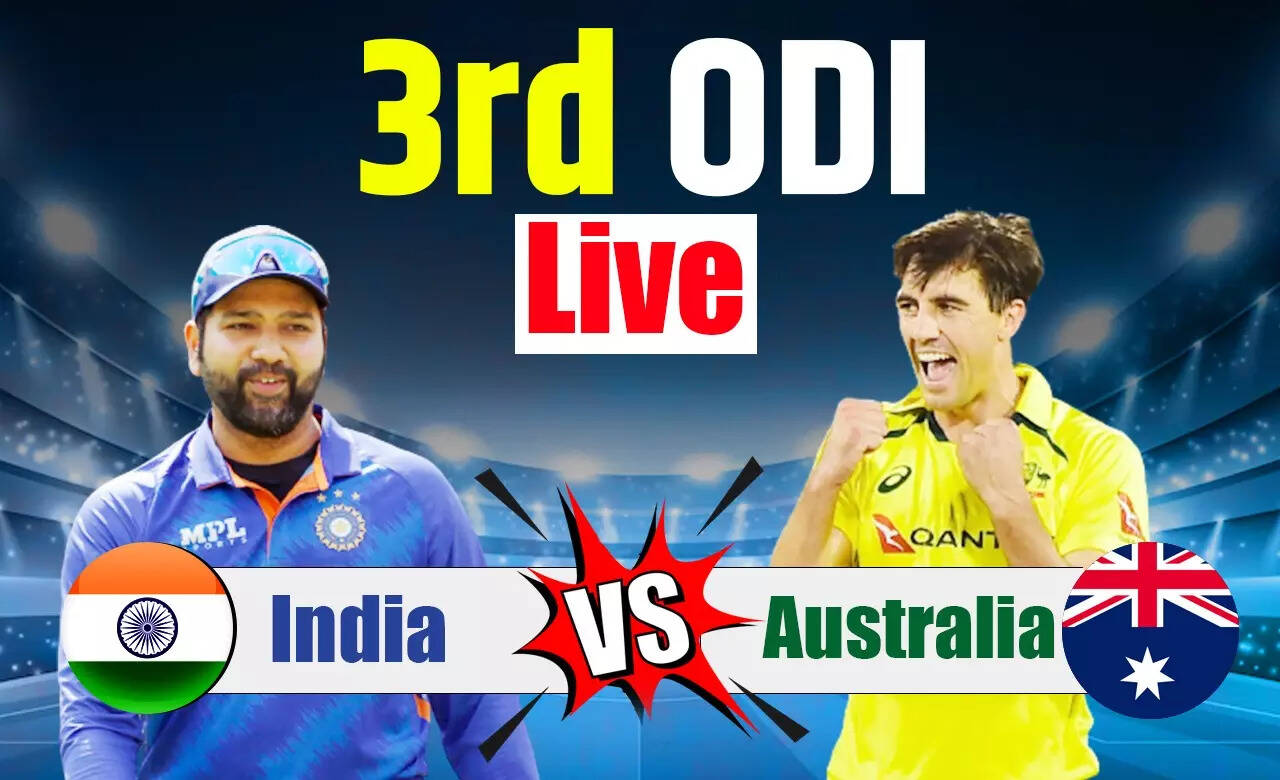 IND vs AUS 3rd ODI Live Score, India vs Australia Live Cricket Score ...