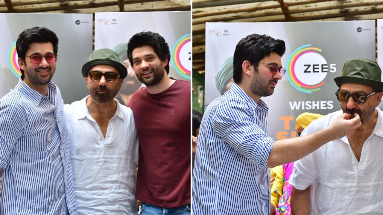 Sunny Deol ने बेटों के साथ मनाया 66वां जन्मदिन