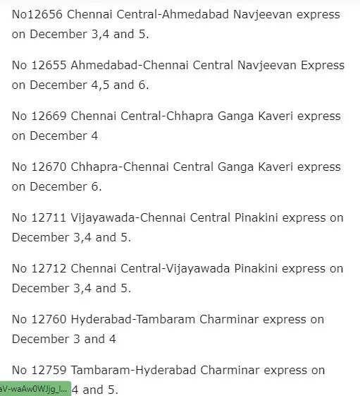 Cancelled Trains 2
