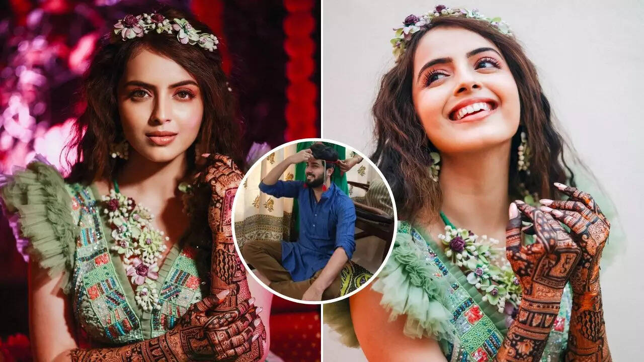 पिया के नाम की मेहंदी लगाकर खुशी से झूम उठीं Ishqbaaz की गौरी दूल्हे राजा के घर भी शुरू हुईं रस्में