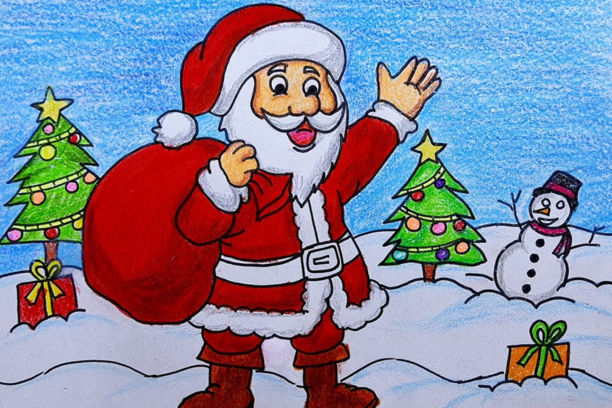Poster making for christmas