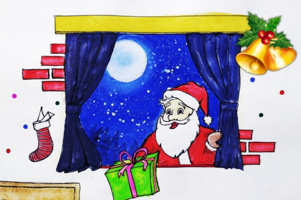 Christmas drawing ideas for kids