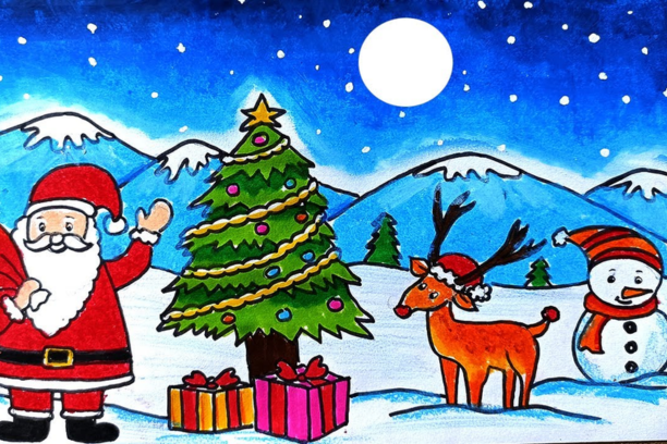 Christmas Drawing easy