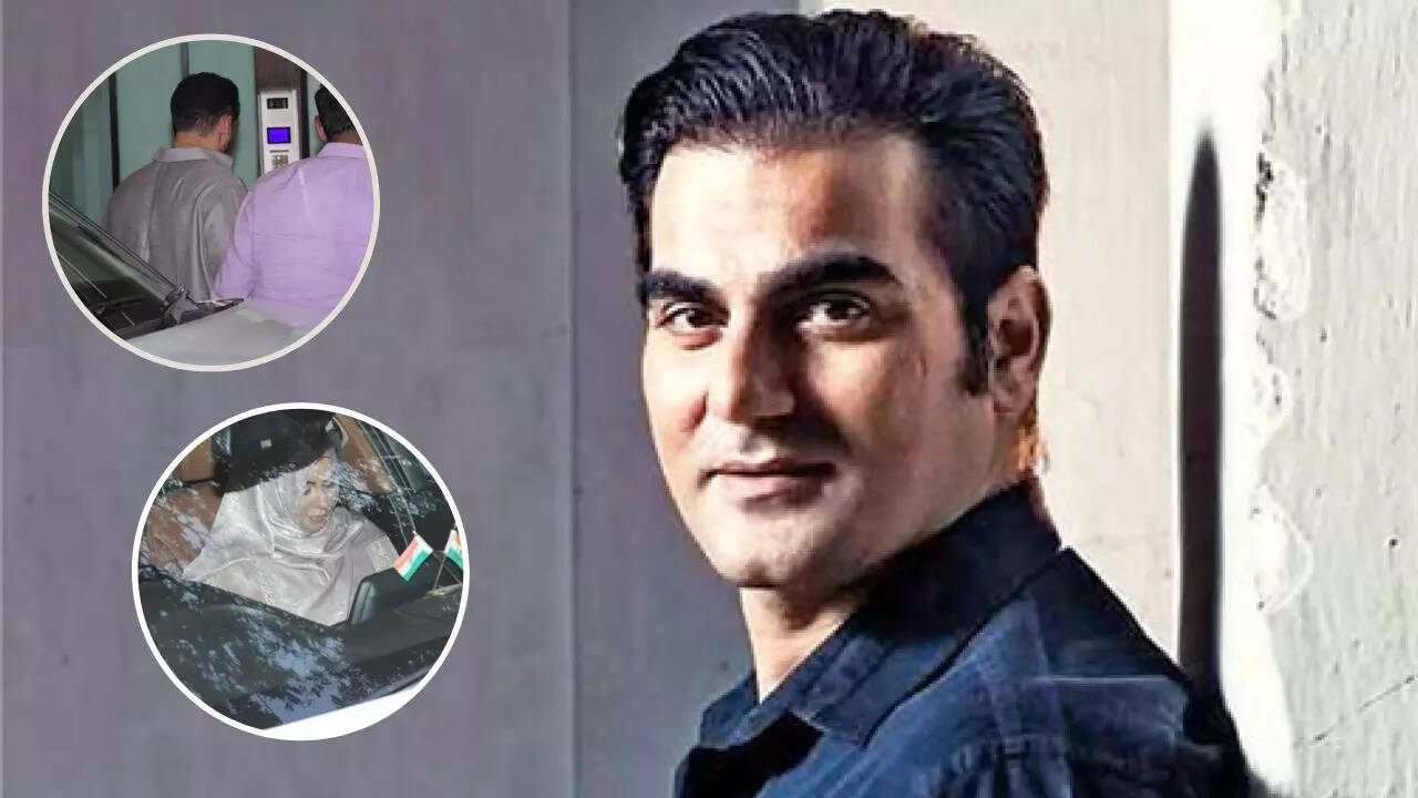 Arbaaz Khan की शादी में रंग जमाने पहुंचे Salman Khan होने वाली दुल्हनिया की भी झलक आई सामने