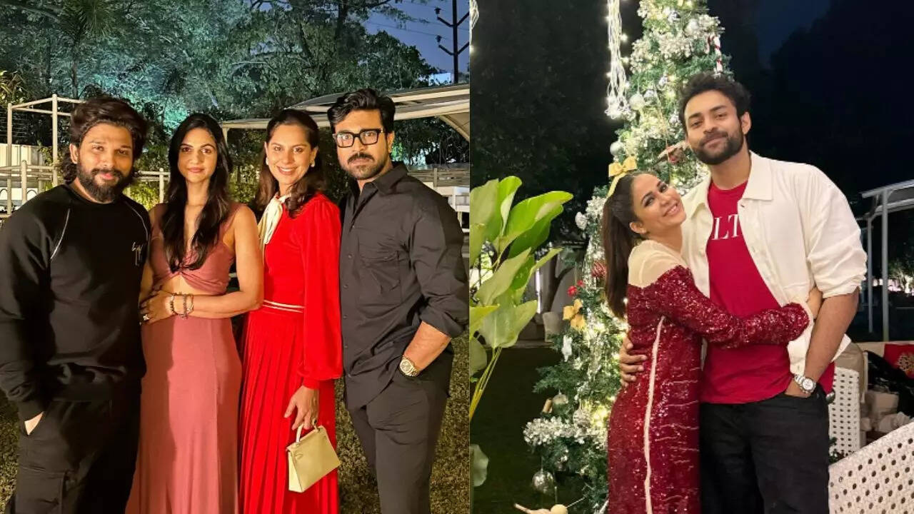 Ram Charan की क्रिसमस पार्टी में शामिल हुए साउथ के दिगग्ज स्टार्स अल्लू अर्जुन की पत्नी के सीक्रेट सेंटा ने खींचा ध्यान