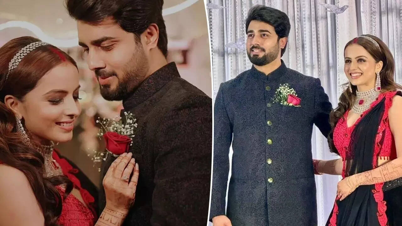 श्रेनु पारीख-अक्षय म्हात्रे की रिसेप्शन तस्वीरें Shrenu Parikh-Akshay Mhatre