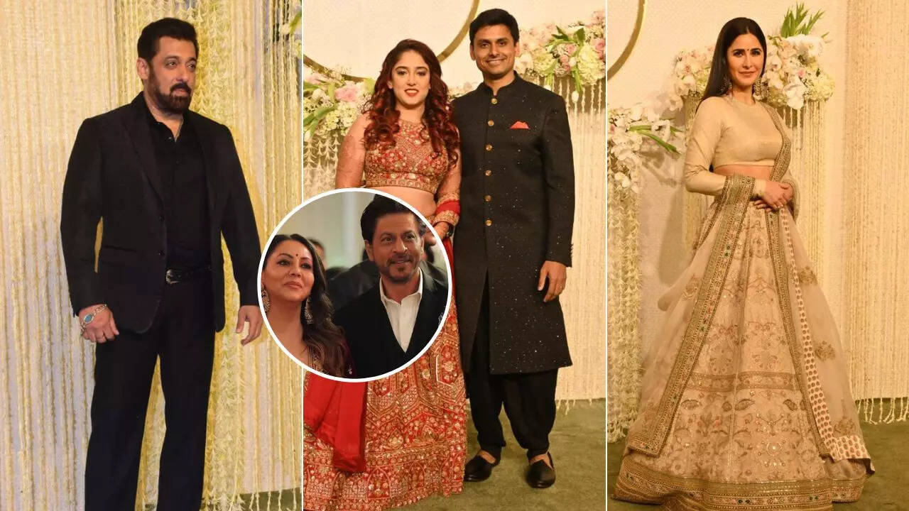 Ira-Nupur Reception Party मन-मुटाव भूलकर शामिल हुए शाहरुख-गौरी सलमान सहित इन सितारों ने भी बढ़ाई शाम की रौनक