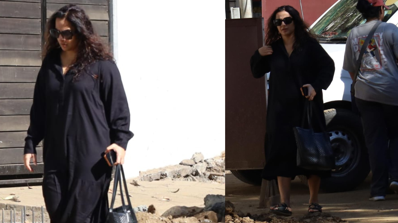 Mumbai में स्पॉट हुईं Vidya Balan को पहचानना हुआ मुश्किल देखें EXCLUSIVE PICS