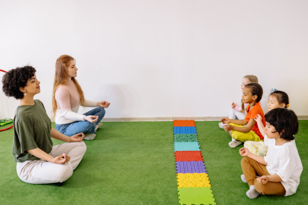 Sukhasana for kids