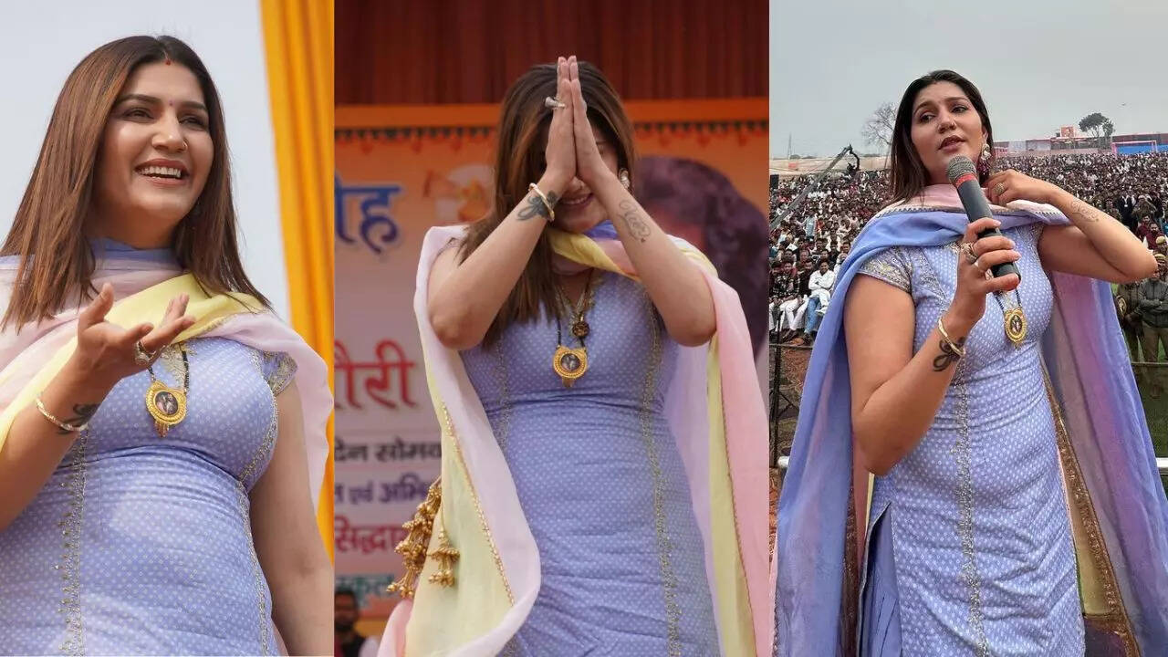 सपना चौधरी ने लचकाई कमर