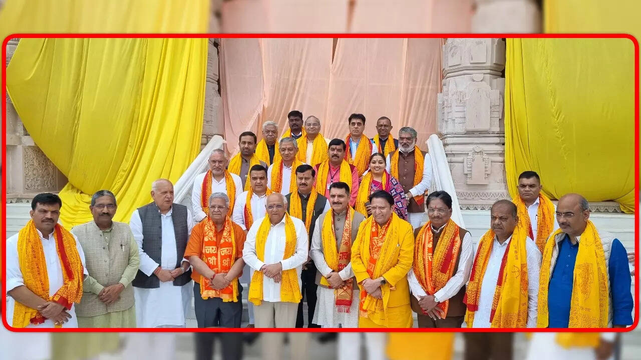 यूपी के मंत्री और भाजपा नेताओं ने किया स्वागत