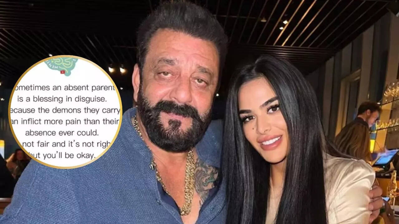 Sanjay Dutt-Trishala Dutt Fight त्रिशाला दत्त ने सरेआम उड़ाई पापा संजय दत्त की धज्जियां इंस्टाग्राम पर लिखा कभी-कभी पैरेंट का न होना