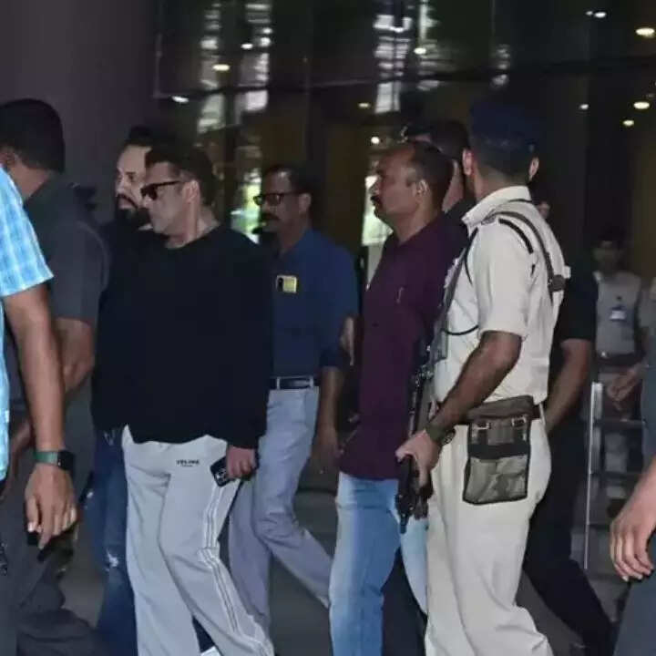 हाई सिक्योरिटी के बीच सलमान लौटे मुंबई