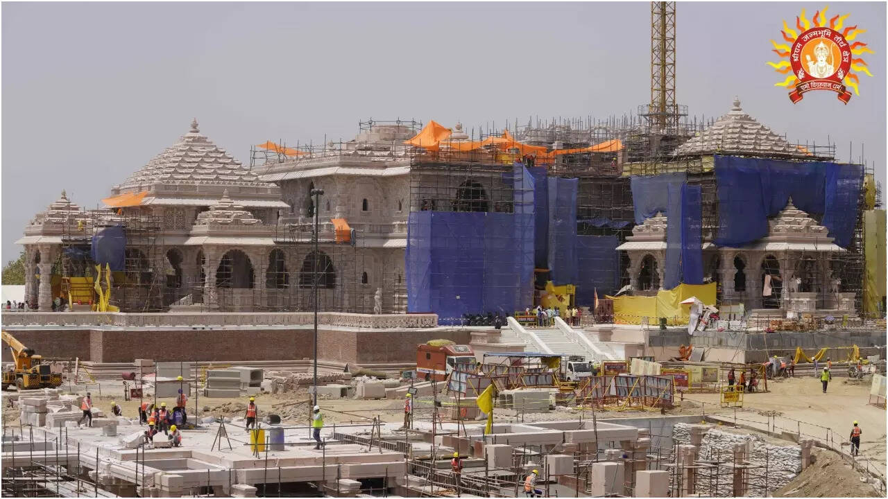 Photos of under construction Ganesh and shiv temple within premises of ...