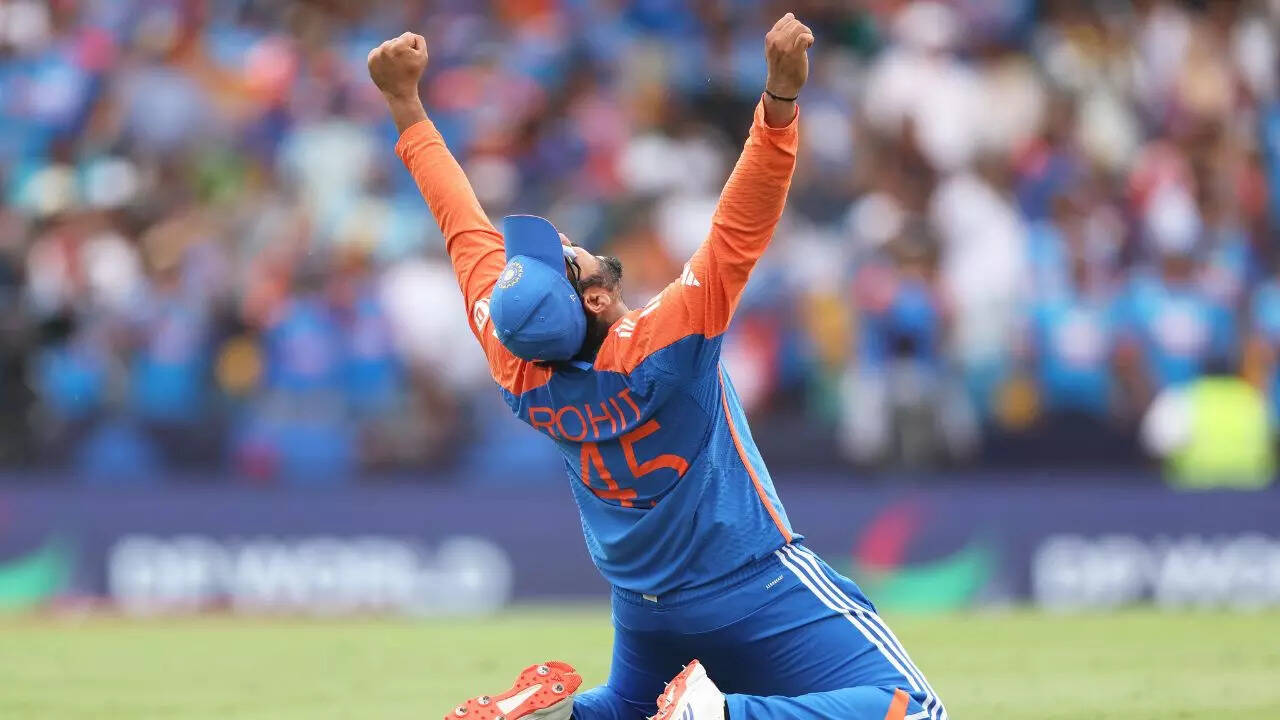 जीत के बाद रोहित का रिएक्शन