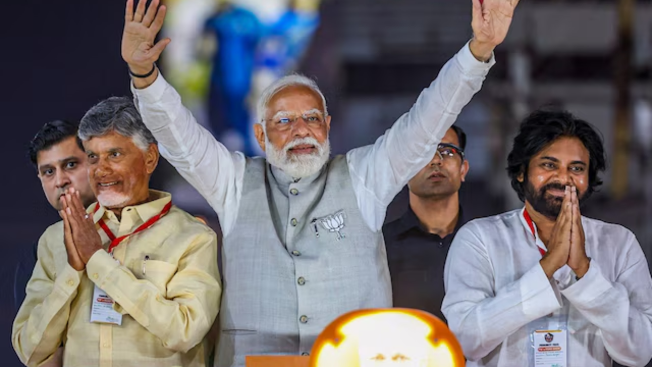 जनसेना पार्टी का शानदार प्रदर्शन