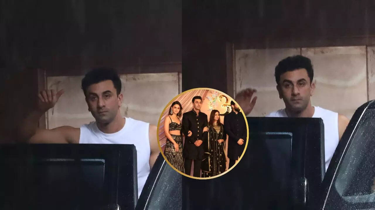 अनंत अंबानी की संगीत सेरेमनी के बाद बांद्रा में स्पॉट हुए Ranbir Kapoor लोग बोले-लगता है रात का नशा उतरा नहीं