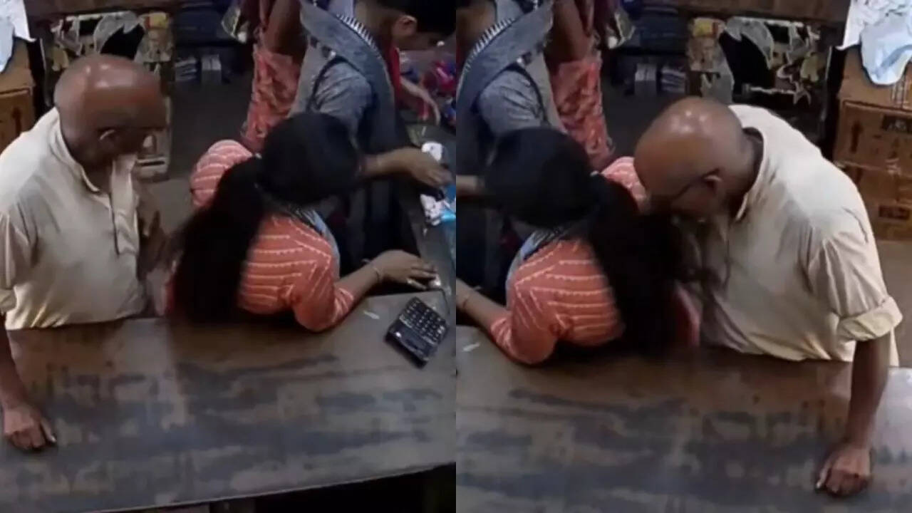 सोशल मीडिया में एक हैरान करने वाला नजारा वायरल है। इसमें एक बुजुर्ग शख्स दुकान में लड़की संग गंदी हरकत करते हुए कैमरे में कैद हुआ। इसमें बदमाश बुजुर्ग जो कुछ करता है उसने नेटिजन्स को हैरान कर दिया है।