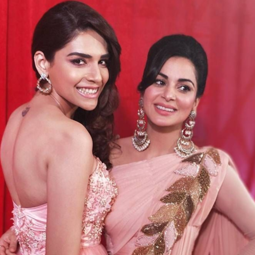 श्रद्धा आर्या और अंजुम फकीह Shraddha Arya and Anjum Fakih