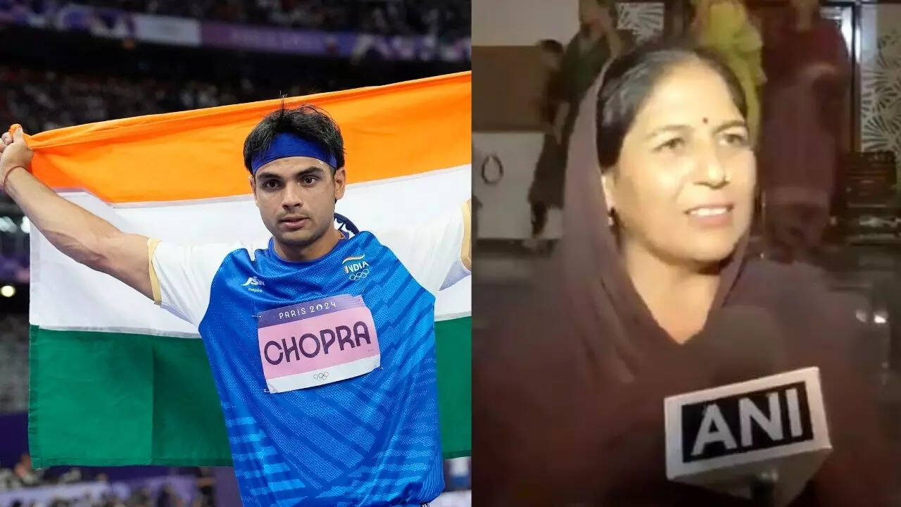 नीरज की मां की प्रतिक्रिया