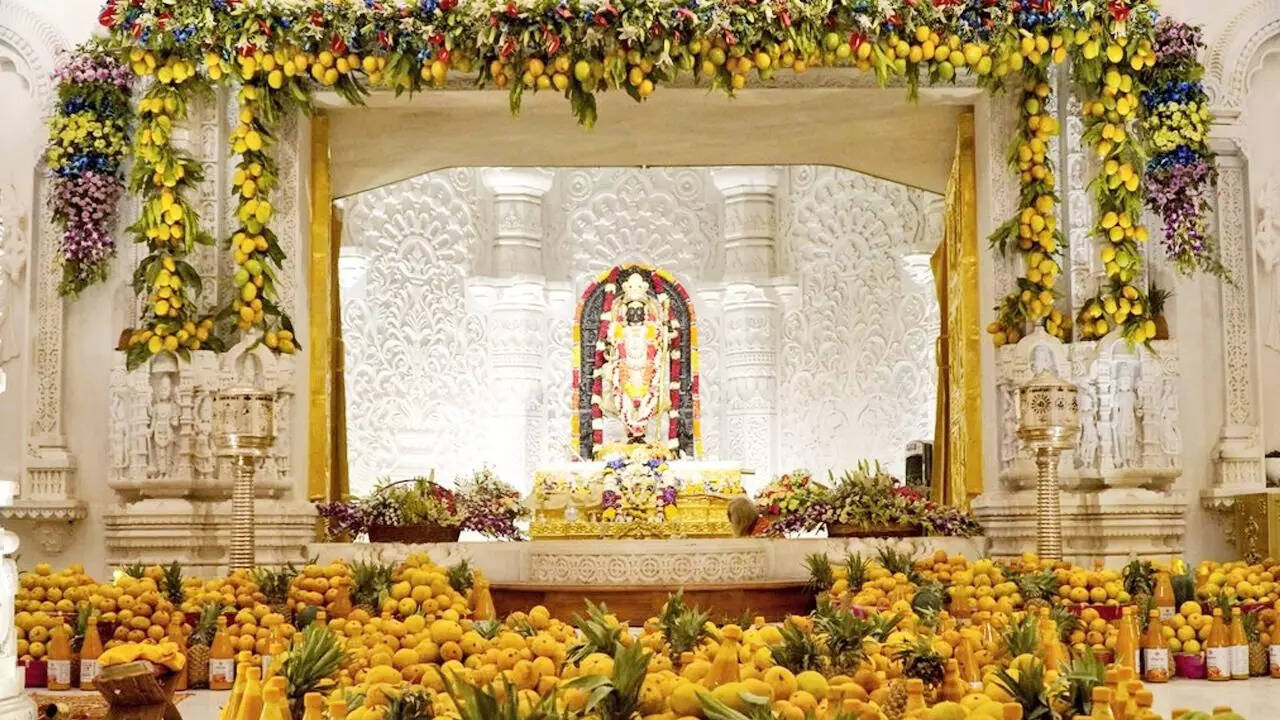 विदेशी भक्तों ने भी दिए चंदा