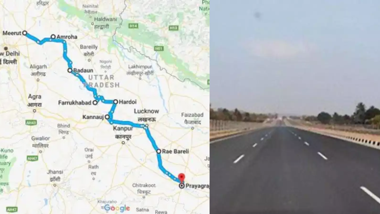 मेरठ से शुरू होकर प्रयागराज तक
