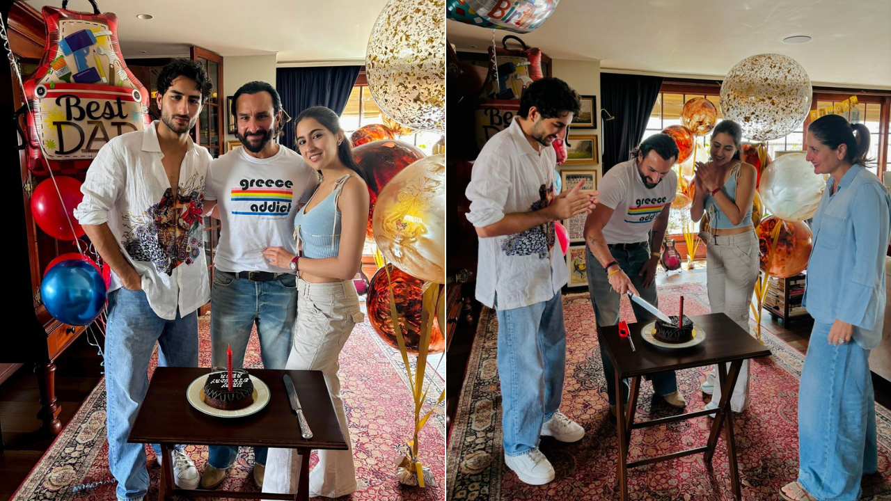 सैफ अली खान ने परिवार संग सेलिब्रेट किया 54वां जन्मदिन मिनटों में वायरल हुई तस्वीरें
