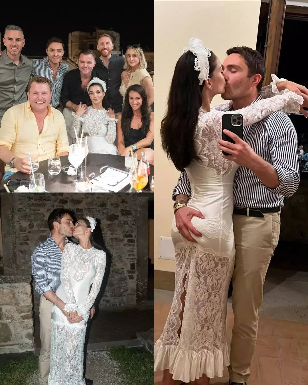 पति एड वेस्टविक संग Amy Jackson ने शेयर की रोमांटिक तस्वीरें व्हाइट गाउन में लगीं बला की खूबसूरत