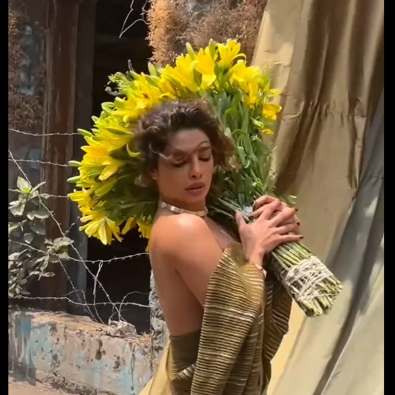 प्रियंका चोपड़ा ने पहनी बैकलेस नजर आईं