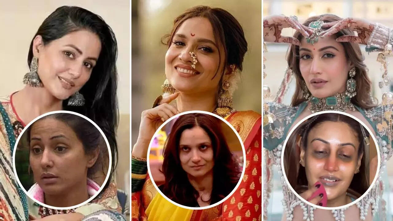 मेकअप की परत हटते ही ऐसी दिखती हैं ये 9 टीवी हसीनाएं