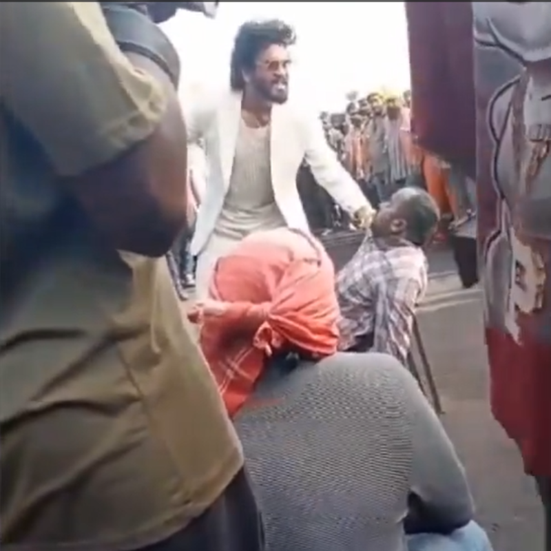 कुली के सेट से वायरल हुआ शूटिंग वीडियो 
