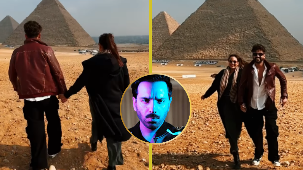 इजिप्ट में इश्क लड़ाते दिखे Sonakshi Sinha-Zaheer Iqbal वीडियो लगा देगी भाई लव सिन्हा के तन-बदन में आग