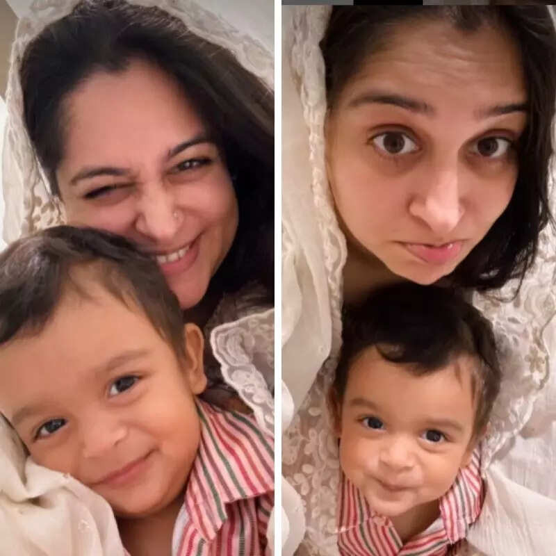 दीपिका कक्कड़ ने बेटे संग दिये पोज