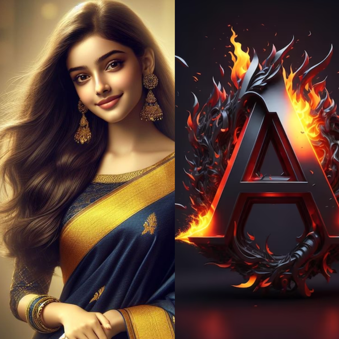 ​ A अक्षर ​