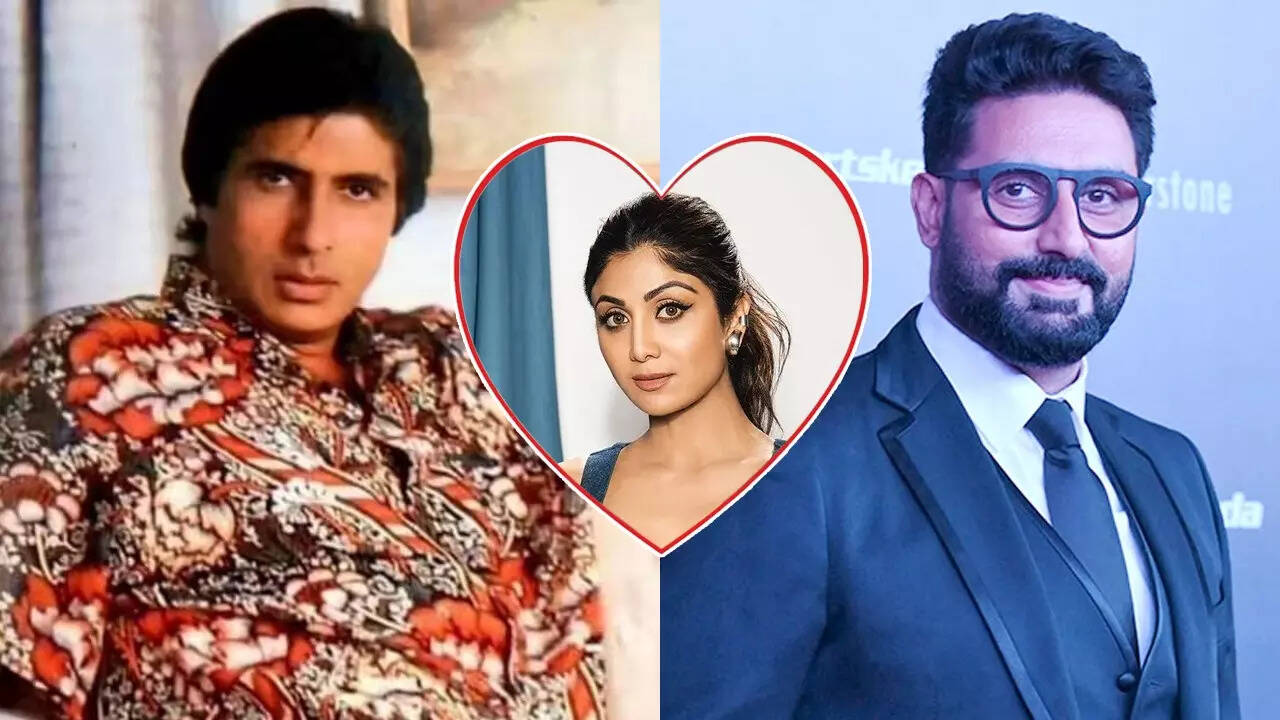 अमिताभ बच्चन-शिल्पा शेट्टी-अभिषेक बच्चन