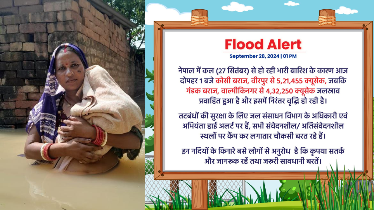 बिहार के कितने जिले बाढ़ से प्रभावित