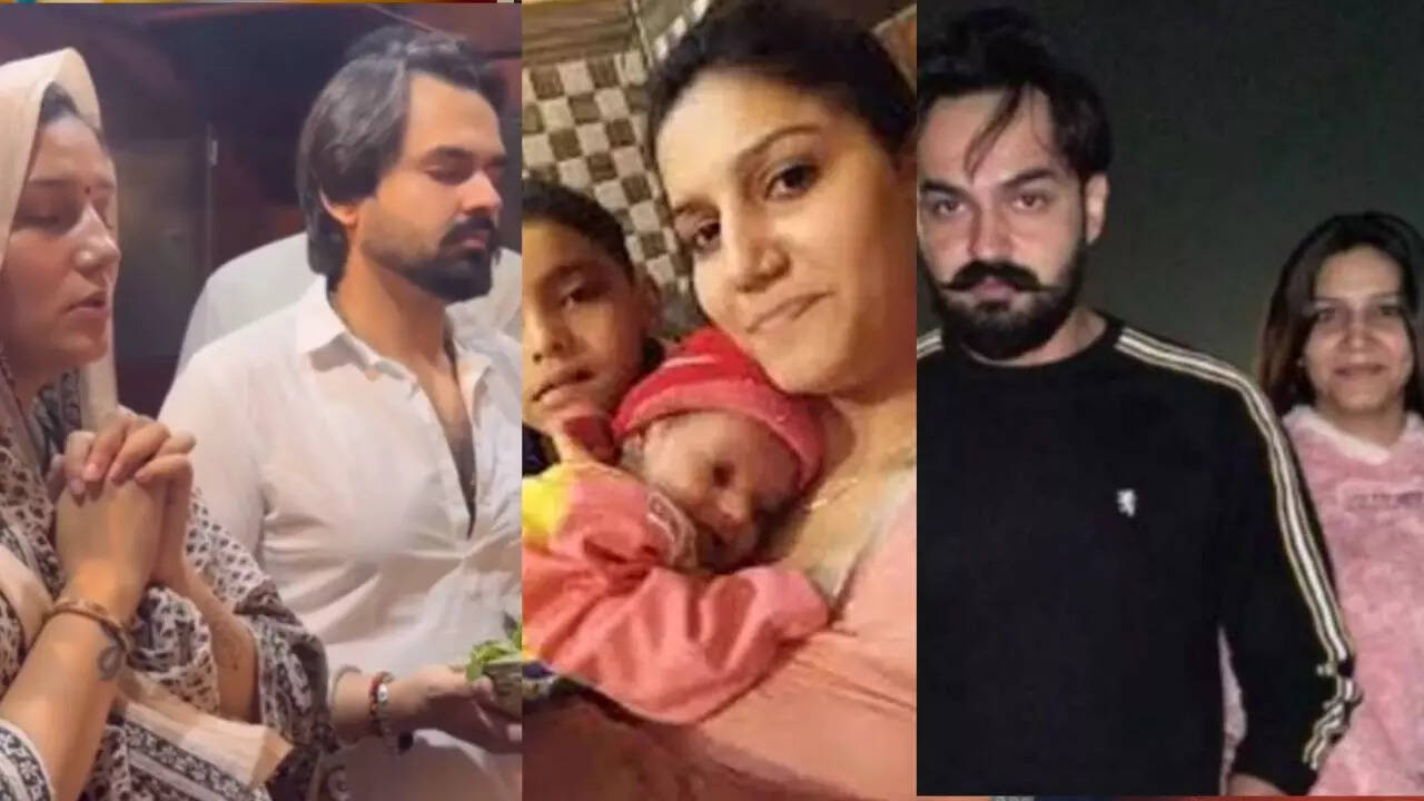 सपना चौधरी और पति वीर साहू की अनदेखी तस्वीरें