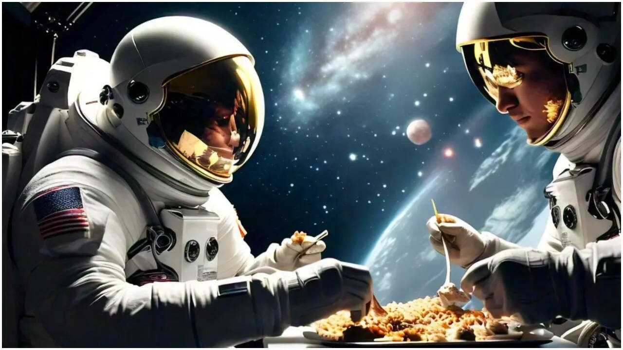 धरती से ही अंतरिक्ष में भेजा जता है खाना