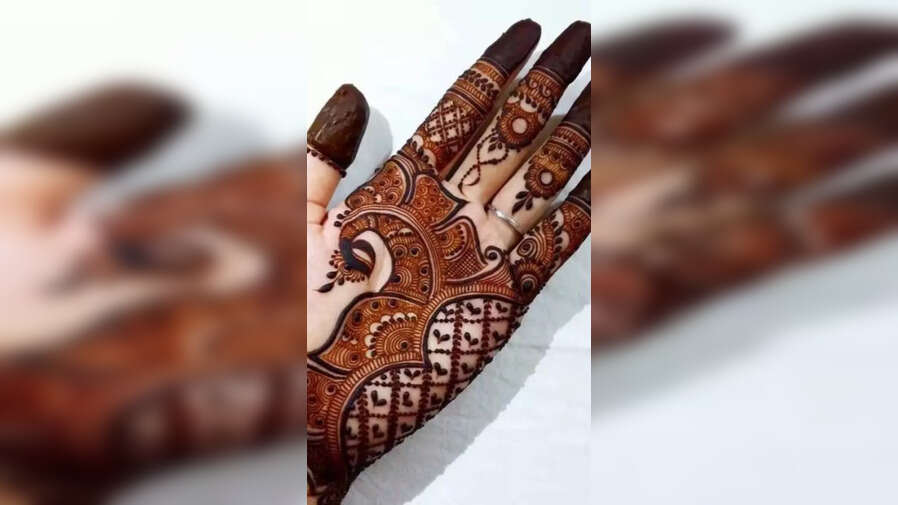 2 Minute Mehndi Design For Karwachauth ईजी मेहंदी डिजाइन 