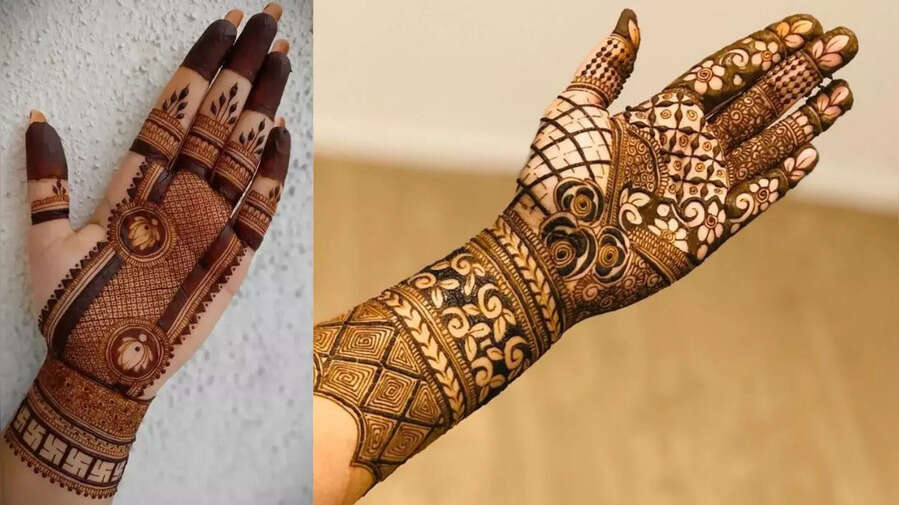 Karwachauth Special Mehndi Designs यूनिक मेहंदी डिजाइन 