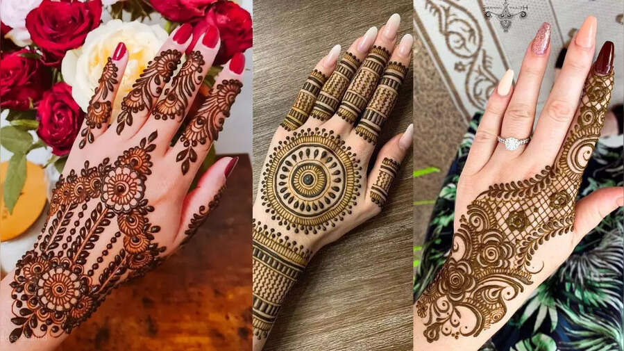 Karwachauth Mehndi Designs सिंपल मेंहदी फोटो