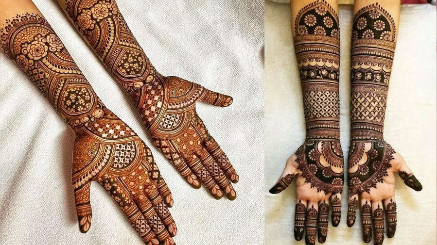 खूबसूरत फूल हैंड मेहंदी डिजाइन 