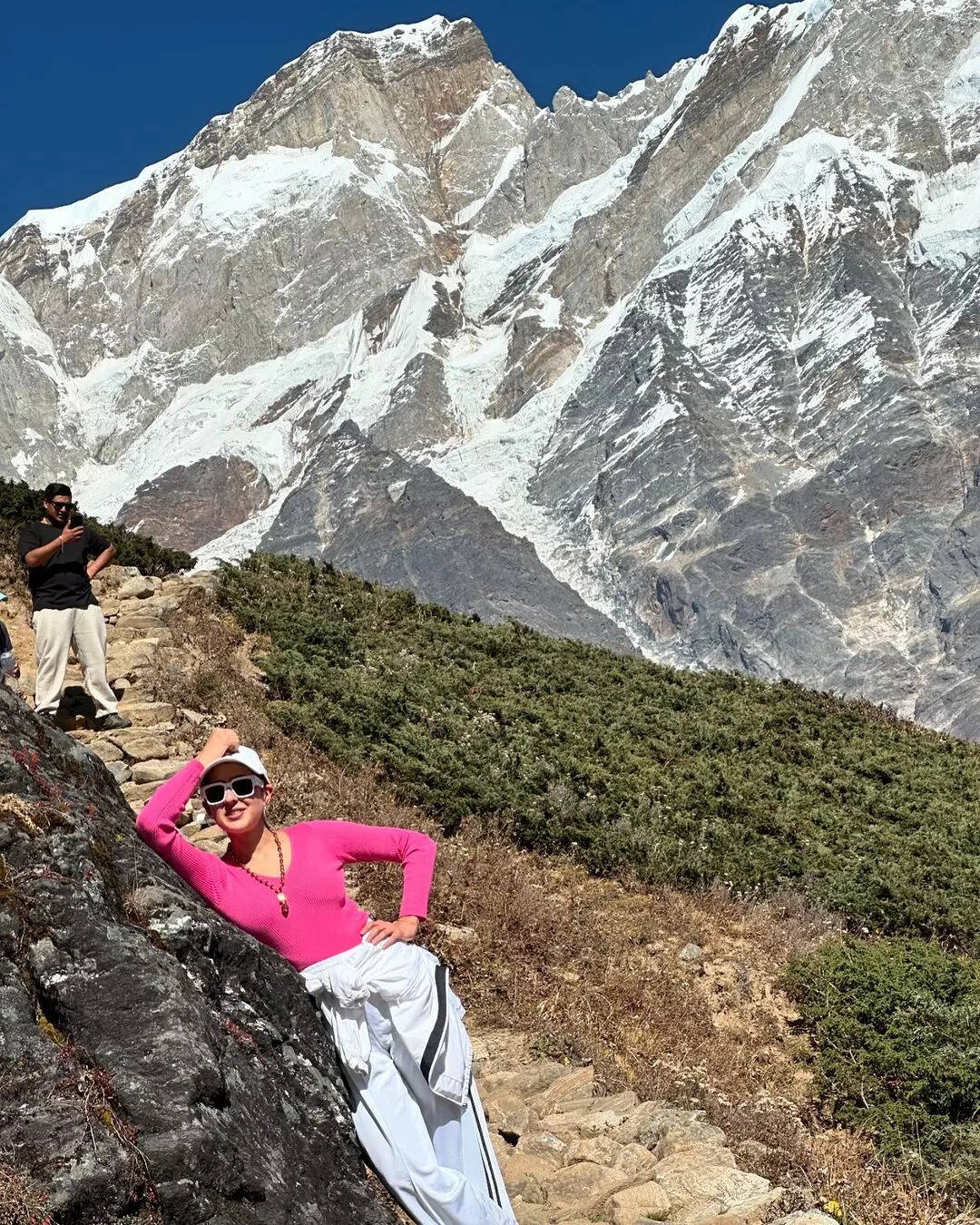 पहाड़ों में सारा अली खान