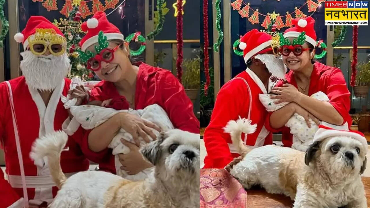 देवोलीना भट्टाचार्जी ने क्रिसमस के मौके पर दिखाया बेटे की पहली झलक यहाँ देखें तस्वीरें