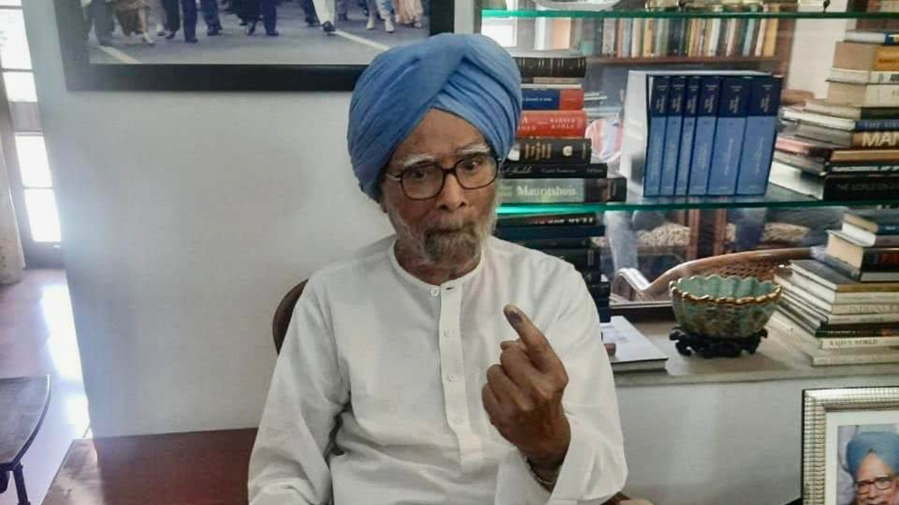 मनमोहन सिंह ने जब किया आखिरी बार मतदान