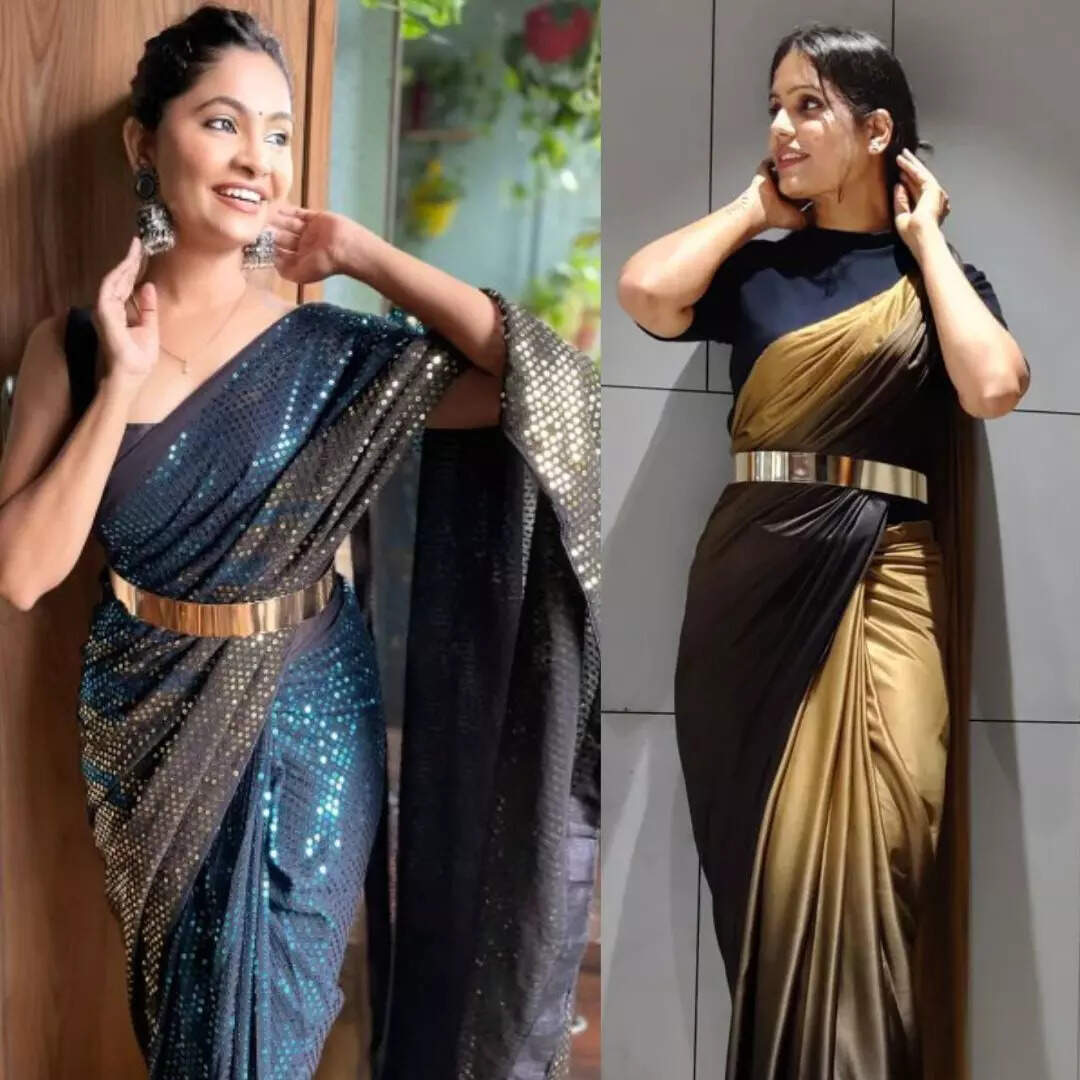 Belts For Saree: साड़ी के साथ ऐसे स्टाइल करें बेल्ट, 100 रुपये में