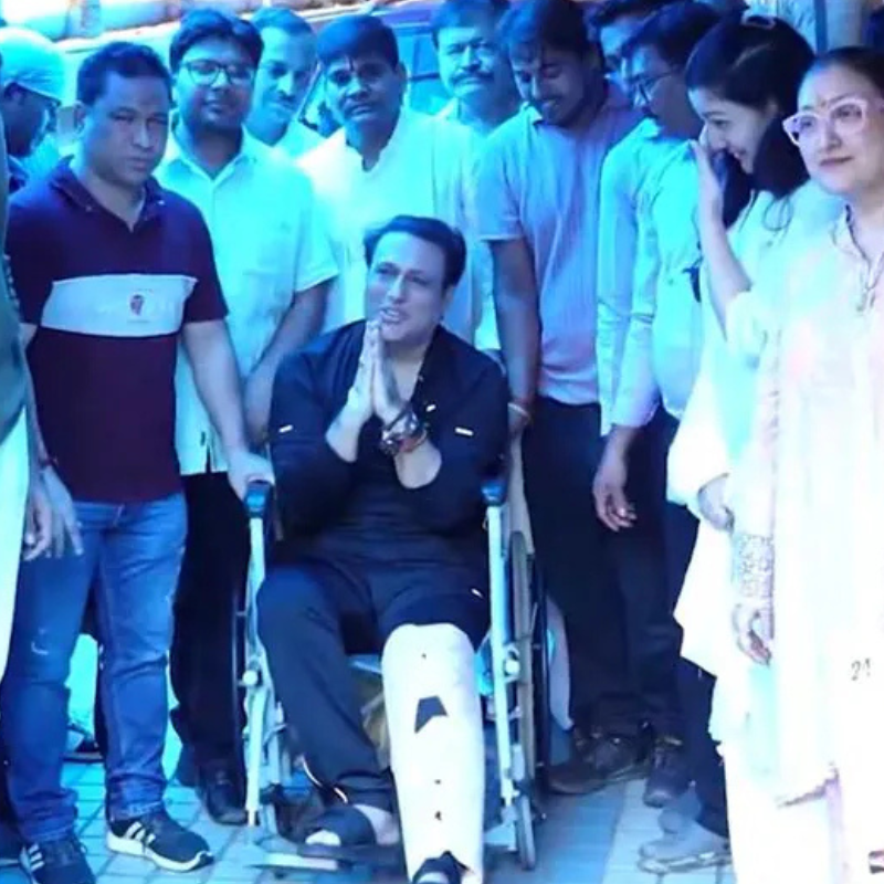 गोविंदा Govinda ने गलती से अपनी ही टांग पर मार ली गोली